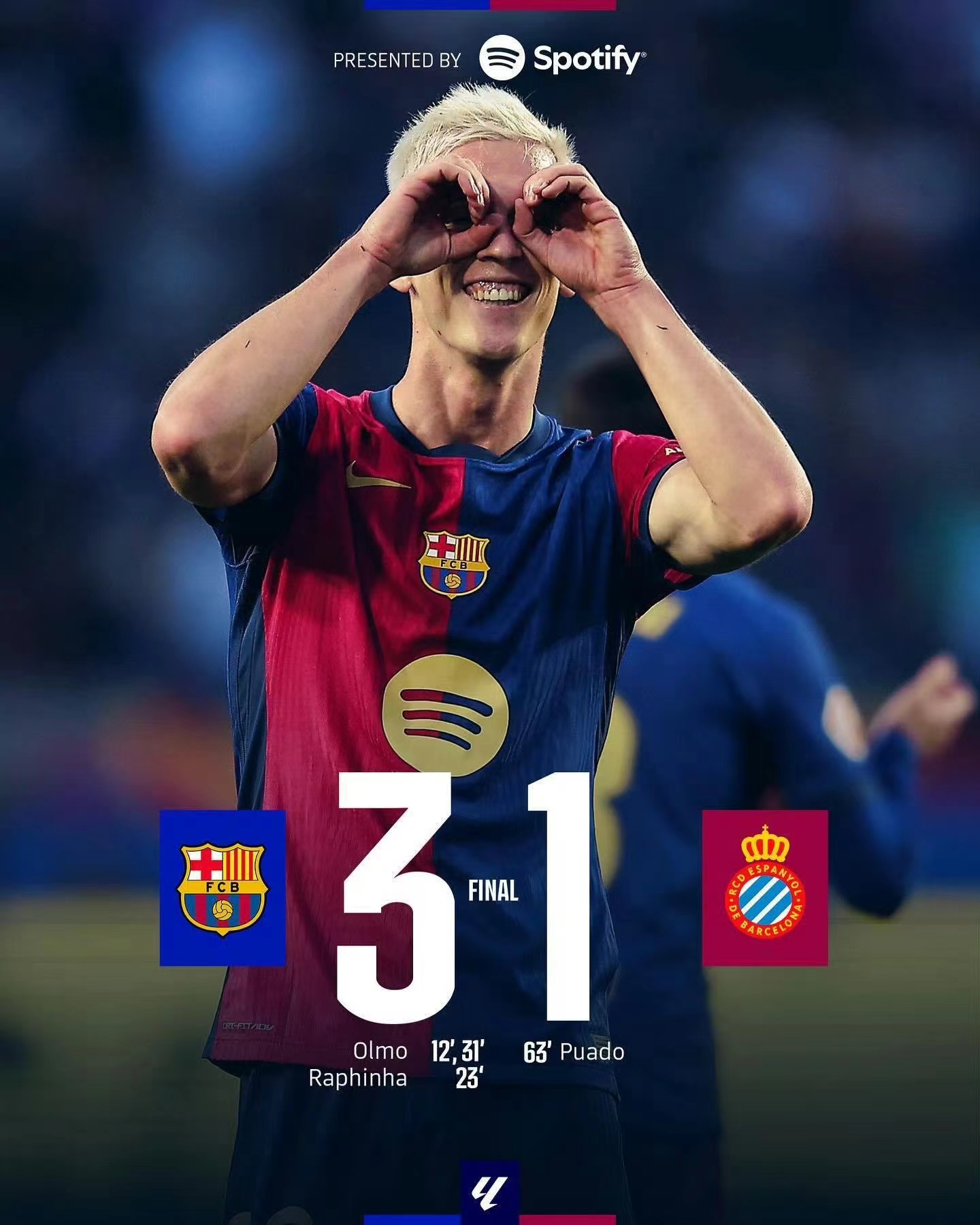 Barcelonas nye trefork fortæller alle fans, at alt er muligt